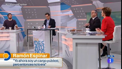 RAMÓN ESPINAR Podemos Entrevista en Los Desayunos 08 11 2016