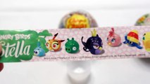 Angry Birds Surprise Eggs! Kinder egg lollipop Opening Eggs with Toys!