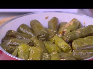 طريقة عمل ورق عنب بكباب الحلة |  نجلاء الشرشابي