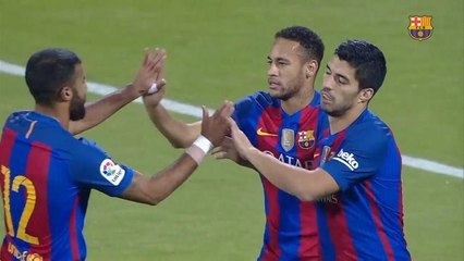 Trio MSN marca e Barcelona vence o Al Ahli em amistoso no Qatar