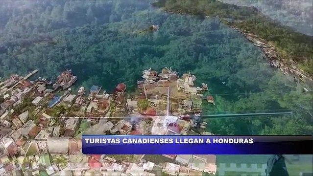 Turistas canadienses llegan a Honduras