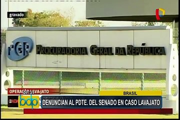 Brasil: denuncian al presidente del Senado en caso Lava Jato
