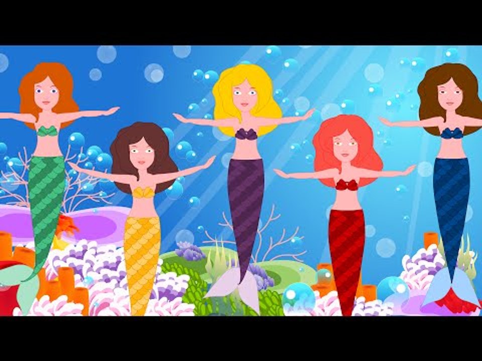 Five Little Mermaids | Original Rhymes By Kids Channel - video Dailymotion