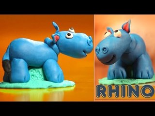 Play Doh Rhino | Rhinoceros | Play Doh Animal