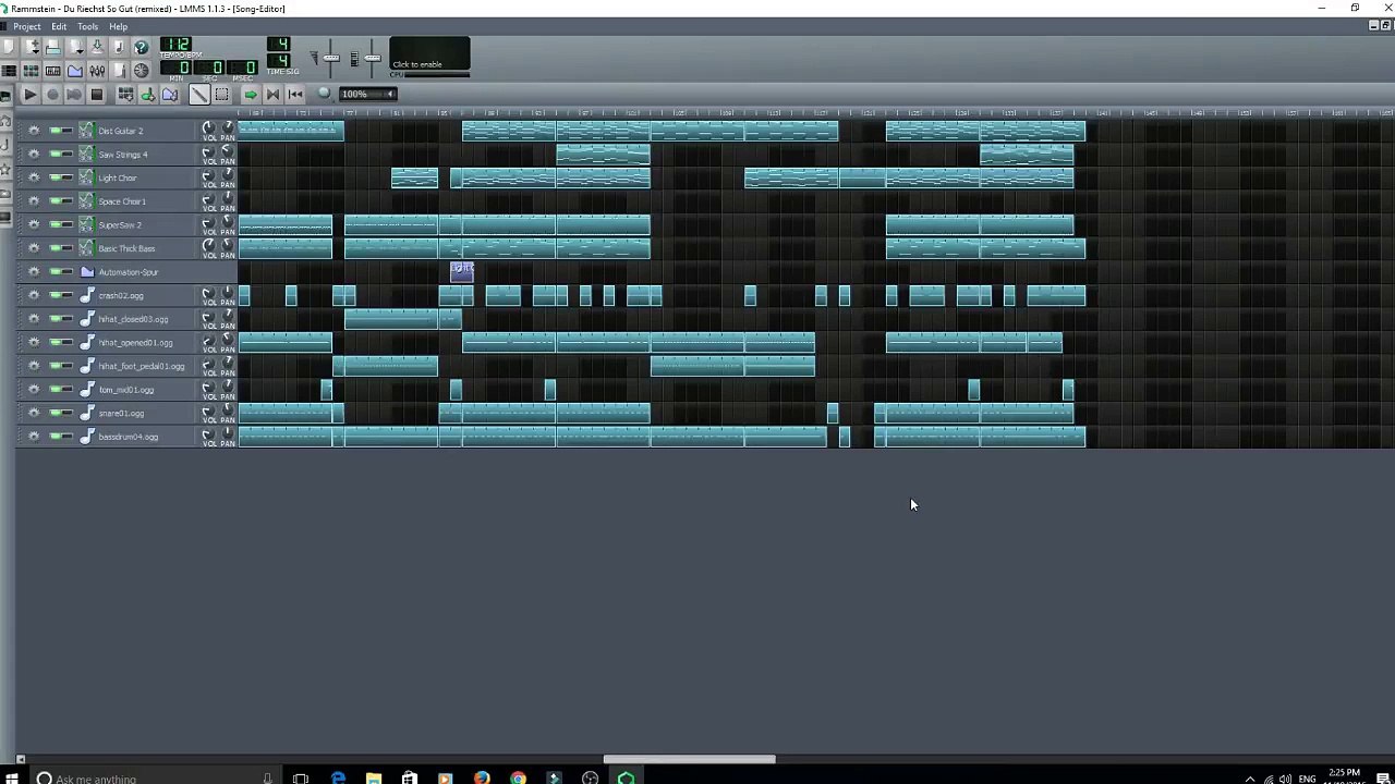 LMMS SONG ( Rammstein - Du Riechst So Gut )