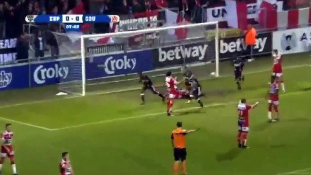 Ibrahim Diallo Goal - KAS Eupen vs KV Kortrijk 1-0 Beker van Belgie Cup 13-12-2016 (HD)