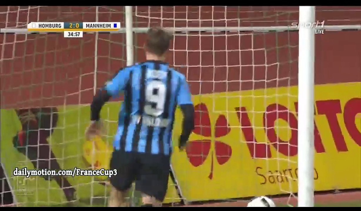 All Goals & Highlights HD -FC 08 Homburg 2-3 Mannheim  - 13.12.2016