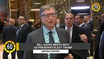 In 60 Seconds:  Bill Gates Meets With U.S. President-elect Trump