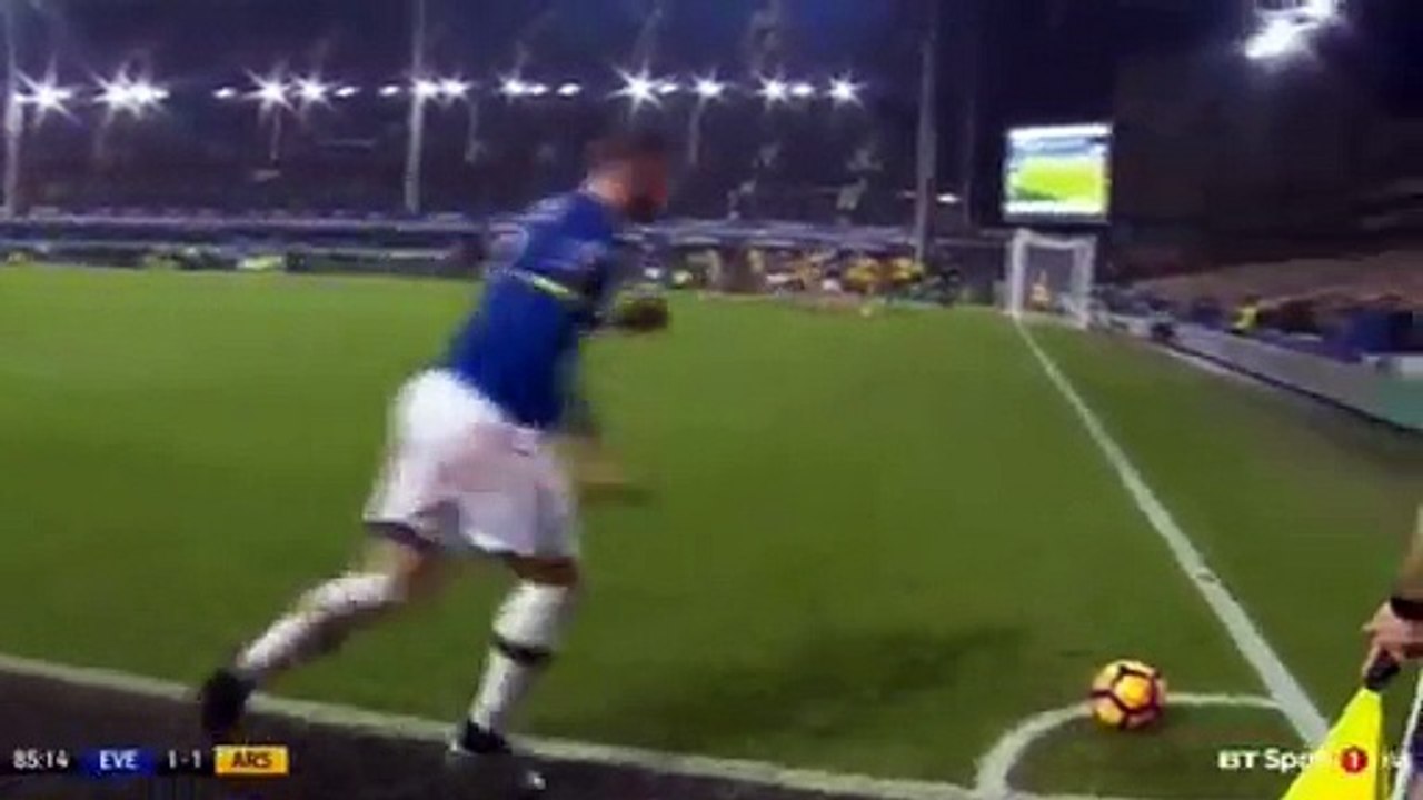 Ashley Williams Goal HD - Everton 2-1 Arsenal 13.12.2016