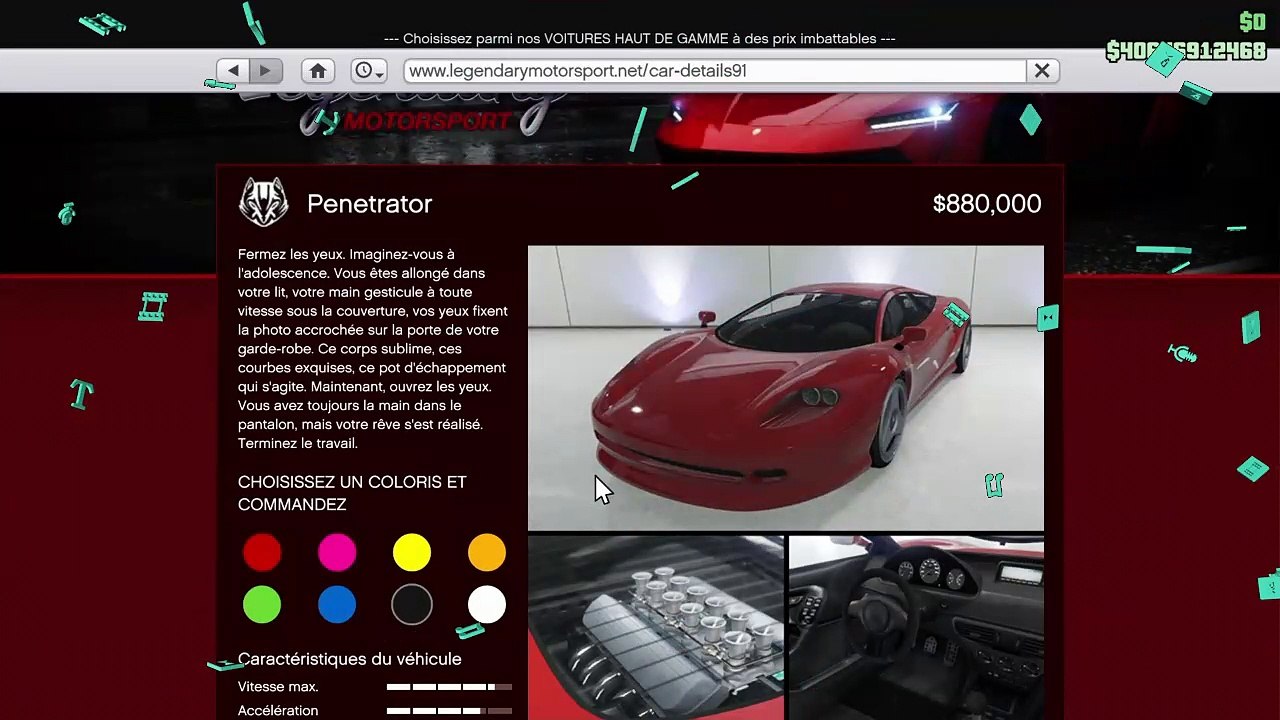 GTA V (FR)" DLC ("IMPORT/EXPORT") Ocelot Penetrator