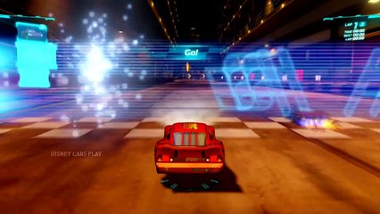 DISNEY CARS 2 Lightning Mcqueen POWER CAR Race | Nursery Rhymes Songs For Children Toddlers & Kids