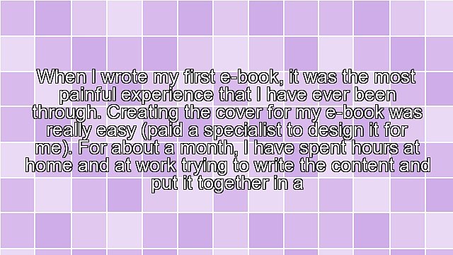 Practice Makes Perfect: Steps on How to Get Your eBook Perfect For Your Affiliate Marketing Efforts