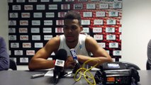 Elie Okobo après Pau - Pardubice en FIBA Europe Cup