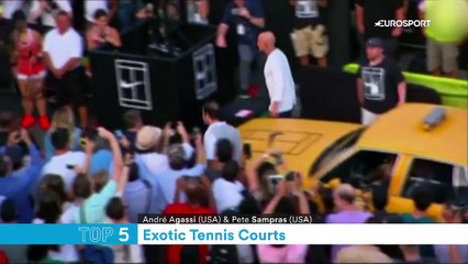 VIDEO - Top 5_ Exotic tennis courts - Video Eurosport