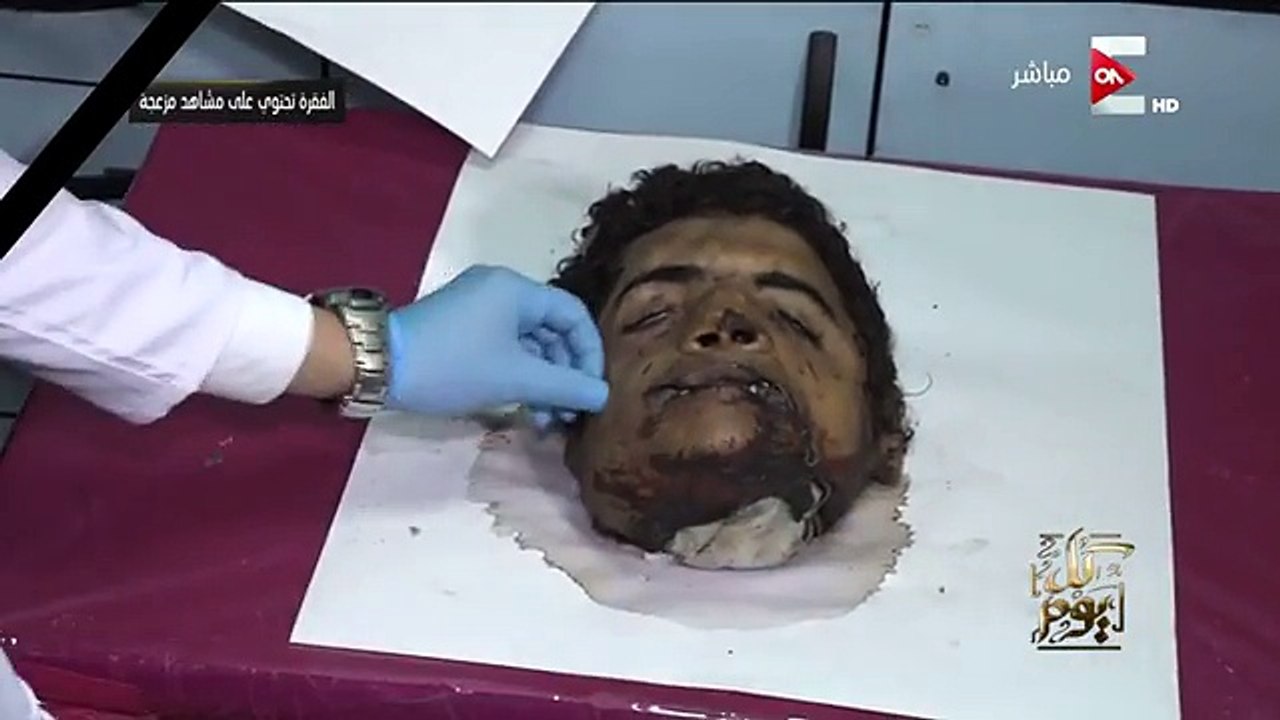 للكبار فقط | حصرياً .. عمرو أديب ينفرد بنشر وجه مفجر الكنيسة البطرسية بعد تجميعه من داخل المعمل الجنائي