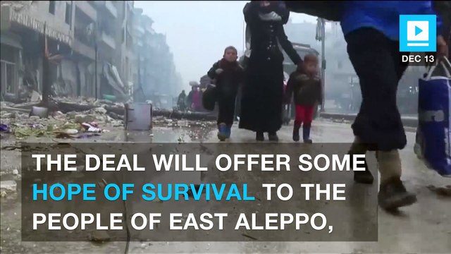 Battle for Aleppo ends as rebels agree to ceasefire