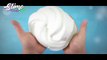 DIY Snow Fluffy Slime !! How To Make Without borax