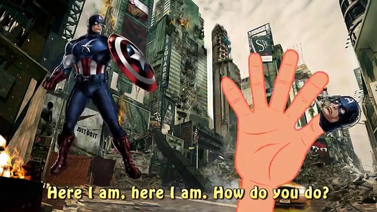 Finger Family Avengers | Hulk Iron Man Thor Captain America Superhero Rhyme For Children
