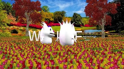 Learn Animation Color Song || Elephant 3D Animation Nursery Rhymes Collection