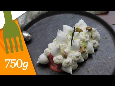 Vacherin glacé citronné, vanille-framboise - 750 Grammes