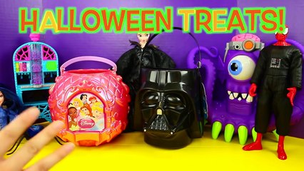 Giant Surprise Toys Pumpkins & Halloween Toy Videos Trick or Treating Buckets + Baby Alive Costumes