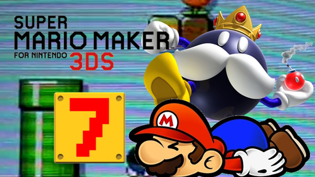Lets Play - Super Mario Maker 3DS ONLINE [07] König Bomb Omb und die Fail Level