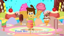 Nursery Rhymes Songs With Lyrics And Action | Ice Cream Song By Hooplakidz Sing-A-Long