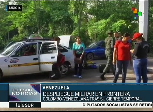 Venezuela: despliegue militar en frontera con Colombia
