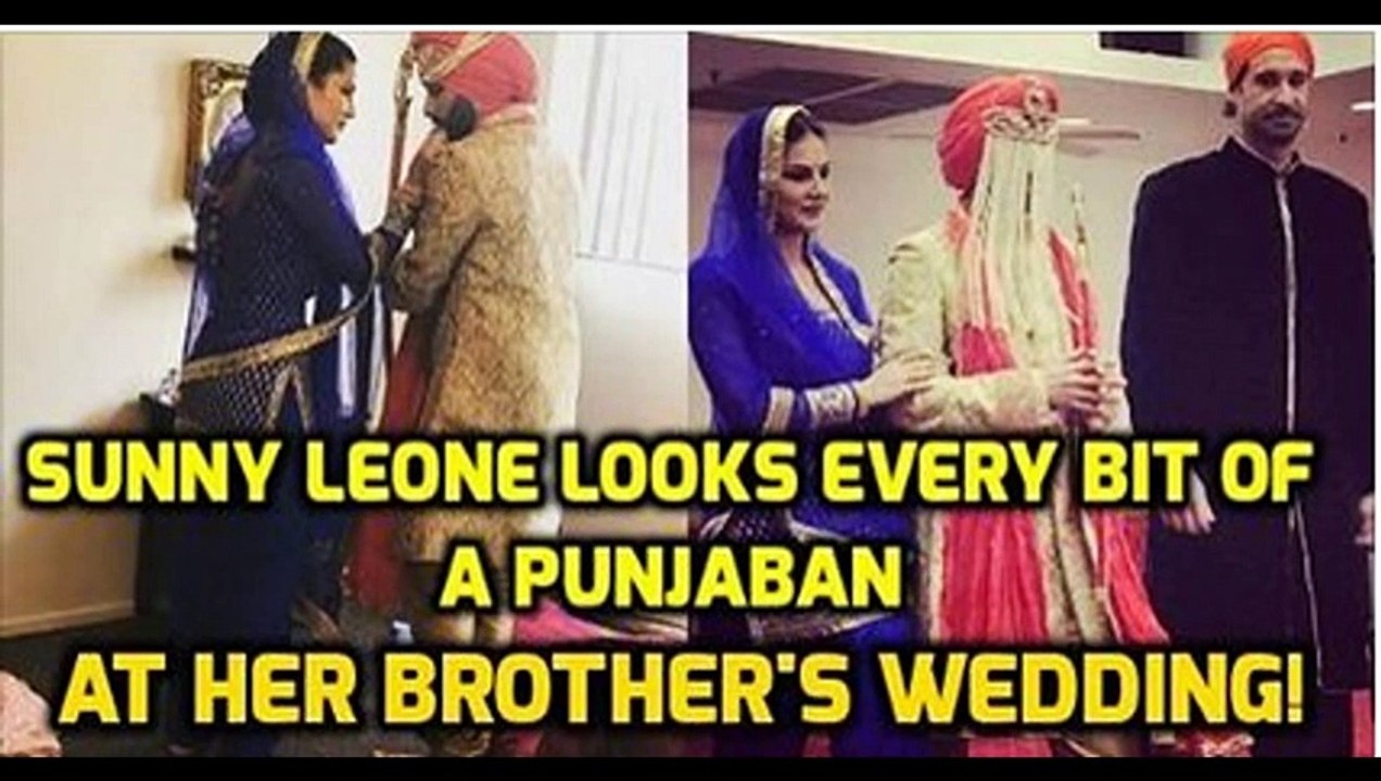 Sunny Leone Brother’s Wedding