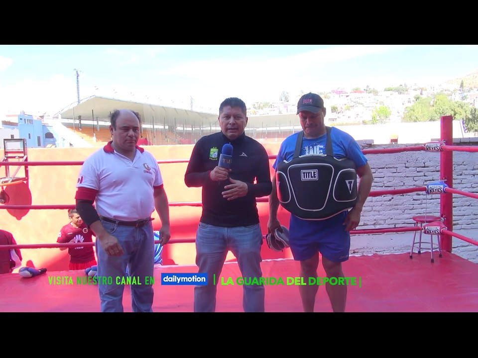 Inauración del Gimnacio De Box y Lucha Libre de COMUDAJ en el Parque José Aguilar y Maya