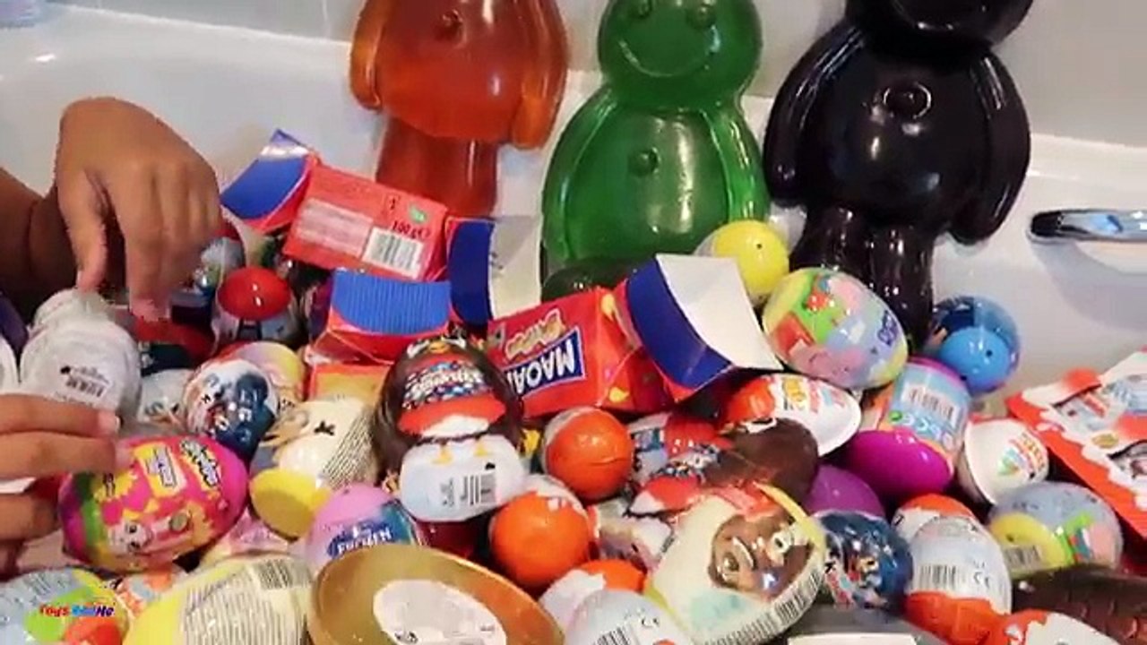 Bad Baby Dreams Messy Chocolate Bath Explosion - Kinder Surprise Eggs - Gummy Bear Candy