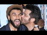 OMG! Anil Kapoor KISSES Ranveer Singh In Public! Ranveer Singh Kissing Karan Johar
