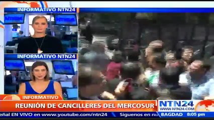 Cancilleres de Mercosur asisten a encuentro en Buenas Aires e impiden a Delcy Rodríguez ingresar a reunión