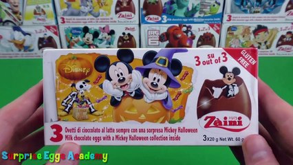Mickey Mouse Halloween Surprise Eggs Unboxing - Donald Duck, Mickey Mouse, Pluto