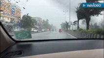 How OMR looked like in Vardah cyclone | Vardah Cyclone car ride in OMR