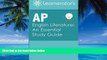 Online Learnerator Education AP English Literature: An Essential Study Guide (AP Prep Books) Full