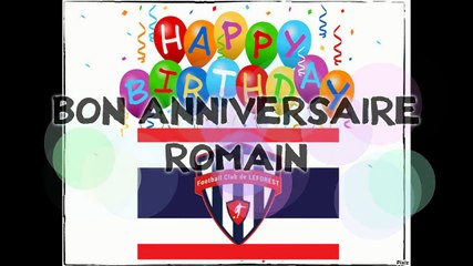 Anniv' Romain Chassagne (FC LEFOREST)
