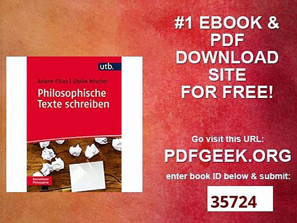 Philosophische Texte schreiben (Basiswissen Philosophie, Band 4667)