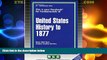 Price UNITED STATES HISTORY TO 1877 (Fundamental Series) (Passbooks) (HarperCollins College
