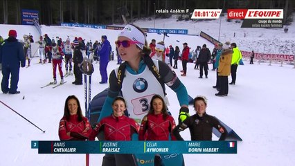 CdM biathlon, relais F, Pokljuka, 11 déc 2016 (1 sur 2)