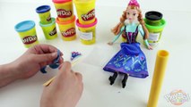 ♥ Frozen Princess Anna Play Doh Masquerade Disney Frozen Fever Anna Playdough Mask and Dress
