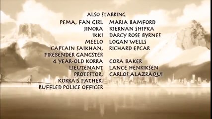The Legend of Korra (Ending Credits)