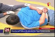 Independencia: policías capturan a delincuentes tras persecución