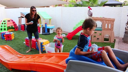 ROLLER COASTER Fun Summer Games Step 2 Extreme Rollercoaster Water Ballon Fight Family Fun Toys