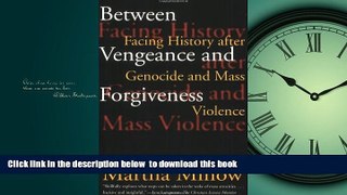 Best Price Martha Minow Between Vengeance and Forgiveness: Facing History after Genocide and Mass