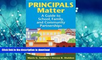 READ Principals Matter: A  Guide to School, Family, and Community Partnerships Kindle eBooks