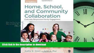 PDF Home, School, and Community Collaboration: Culturally Responsive Family Engagement On Book