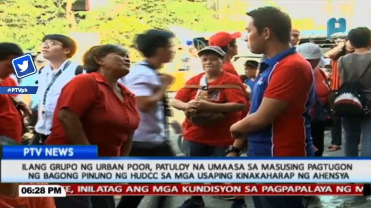 Ilang grupo ng urban poor, patuloy na umaasa sa masusing pagtugon ng bagong pinuno ng HUDCC