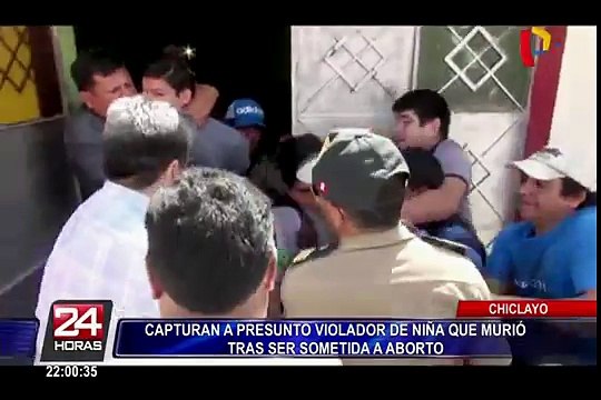 Así fue la captura del presunto violador de niña que murió tras someterse a aborto