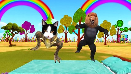 Animals Collection | Animals Finger Family Songs | Lion Dinosaurs Gorilla Mega Finger Family